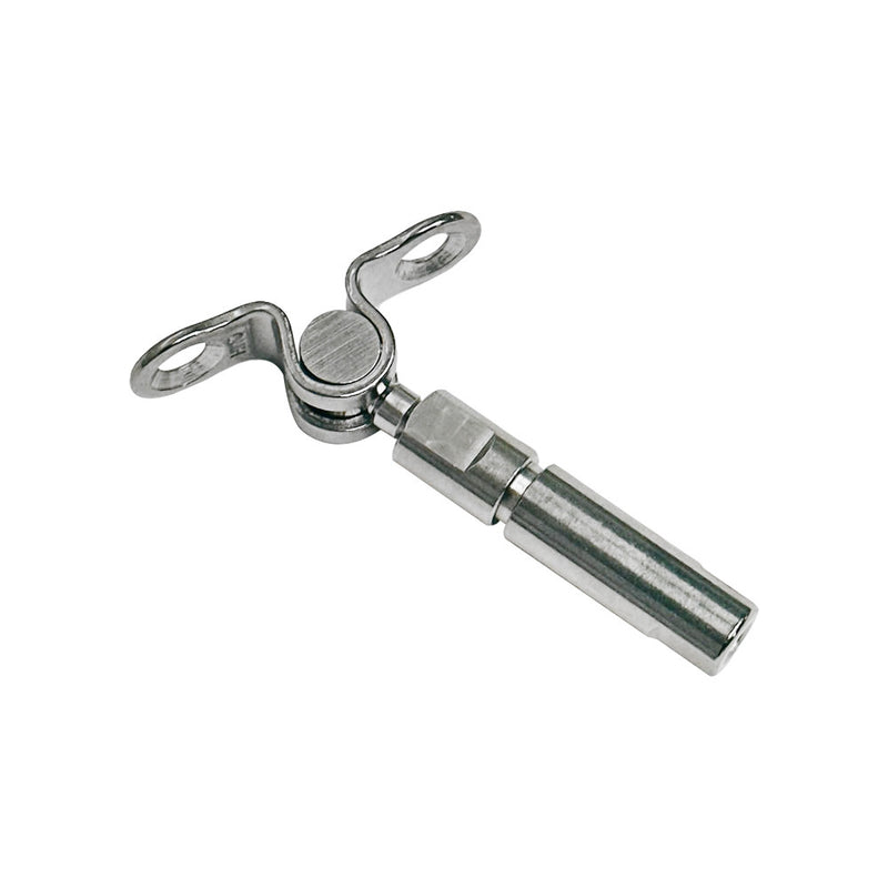 Marine Boat Stainless Steel Swageless Deck Toggle For 1/8" Cable Wire Rope