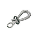 10 Pc Marine Boat Stainless Steel 4" Pelican Hook With Loop Rigging Lifting Hook