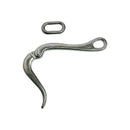 10 Pc Marine Boat Stainless Steel 4" Pelican Hook With Loop Rigging Lifting Hook