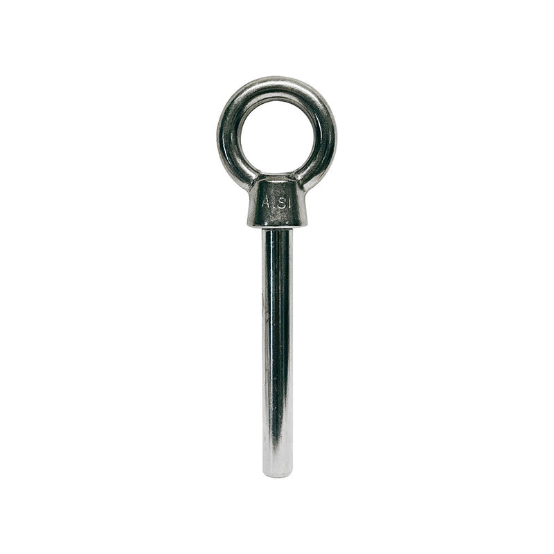 Marine Boat Stainless Steel 1/2"x4" Shoulder Eye Bolt Non Thread Eye Rivet Bolt