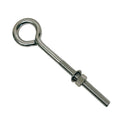 10 Pc Marine Boat Stainless Steel 316 1/2"x6" Turned Eye Bolt Washer WLL 250 Lbs