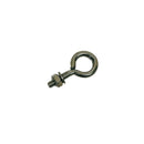 Marine Boat Stainless Steel T316 1/4" x 1" Turned Eye Bolt Washer WLL 50 Lbs