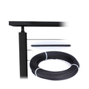 500Ft 316 Stainless Steel 1x19 Construction Cable Wire Rope,1/8", 3/16" Diameter