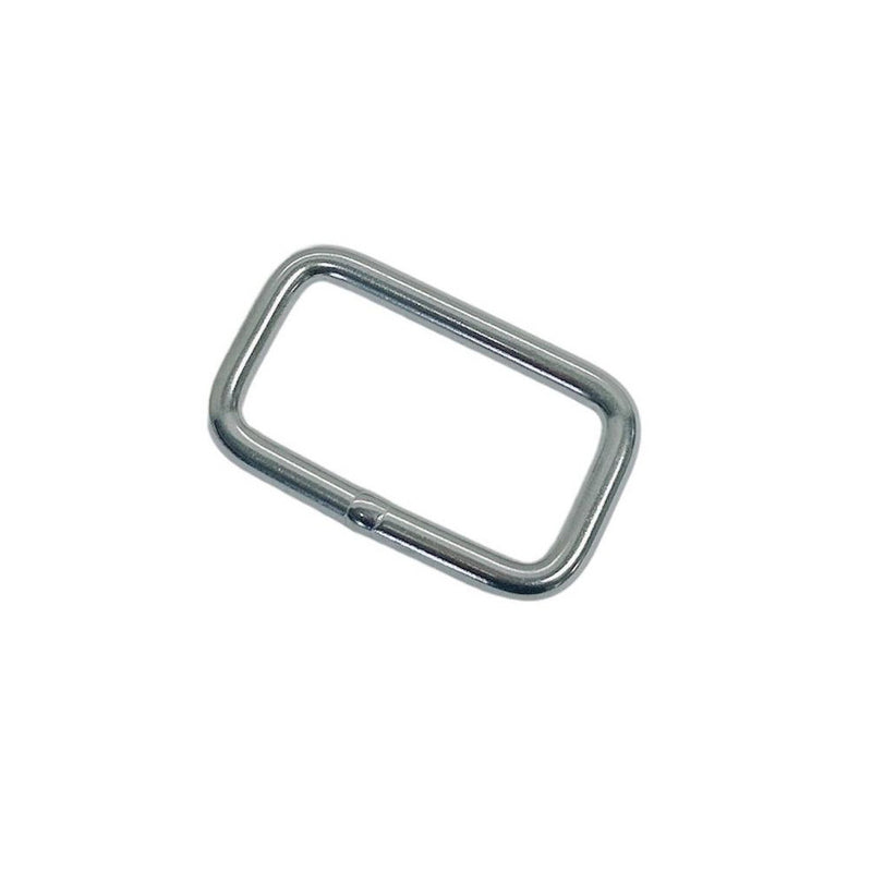4 Pc Marine Stainless Steel 5/16" Rectangular Ring Link Rectangle Loop 1200 Lbs