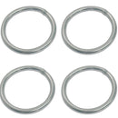 4Pc Marine Boat Stainless Steel 3/16" Round Ring Link Connect 2,000LB WLL Yacht