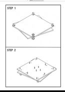 24"W x 24"D x 63"H Revolving T-Shirt Display with Casters - Black