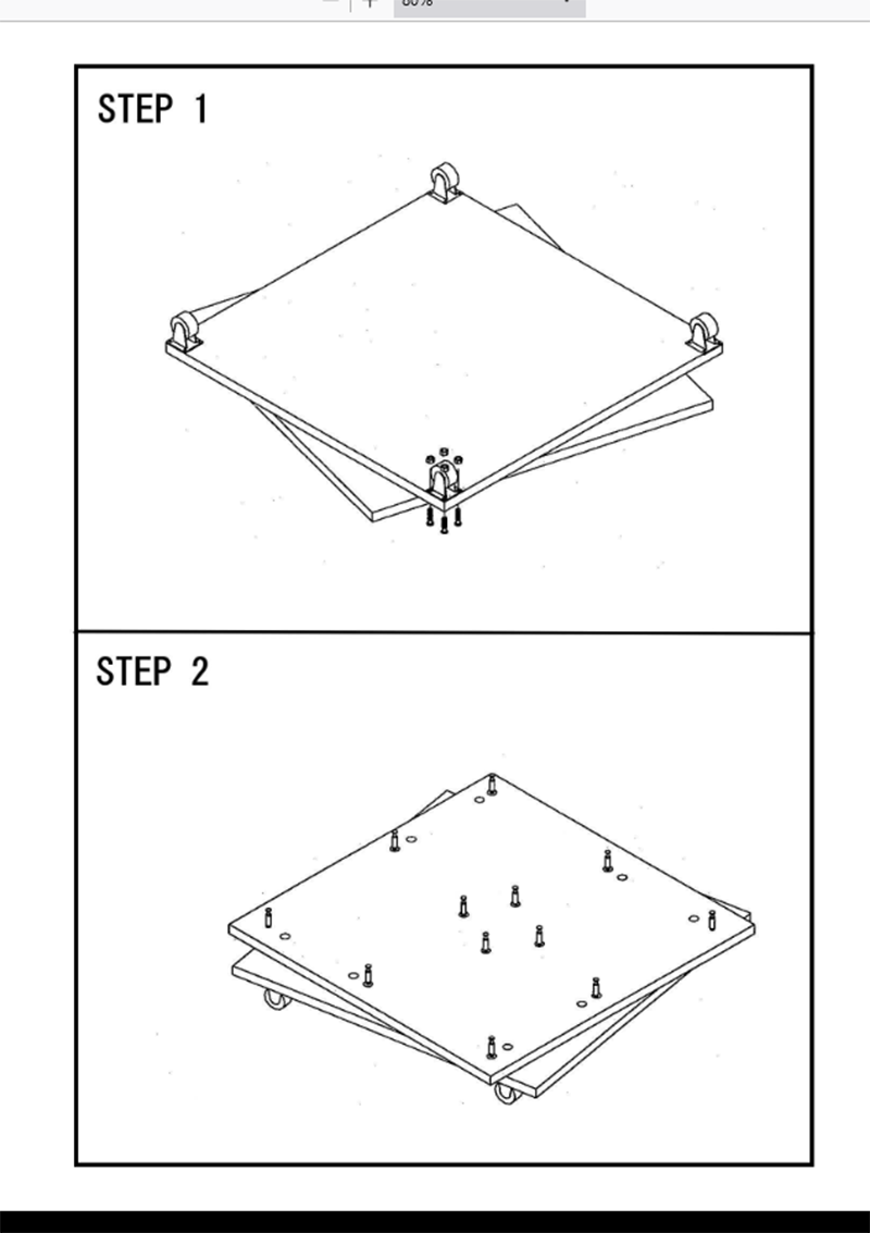 24"W x 24"D x 63"H Revolving T-Shirt Display with Casters - Black
