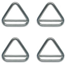 4 Pc Marine Stainless Steel 1/4" x 2" Triangle Ring Link Connect Yacht Sailing