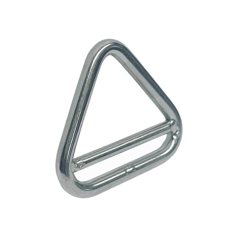 4 Pc Marine Stainless Steel 1/4" x 2" Triangle Ring Link Connect Yacht Sailing