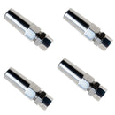 4 Pc Marine Boat Stainless Steel 3/8" Swageless Receiver 5/8" Internal Thread