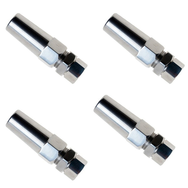 4 Pc Marine Boat Stainless Steel 3/8" Swageless Receiver 5/8" Internal Thread