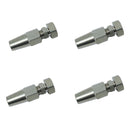 4 Pc Marine Boat Stainless Steel 3/16" Swageless Receiver 5/16" Internal Thread