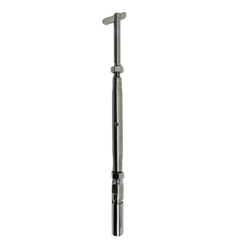 4 Pc Marine Stainless Steel Swageless & Drop Pin Turnbuckle For 3/16" Cable Wire