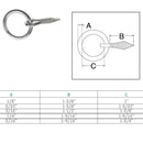 Marine Stainless Steel Ring Nail Link Connect Yacht Sailing Welded Ring