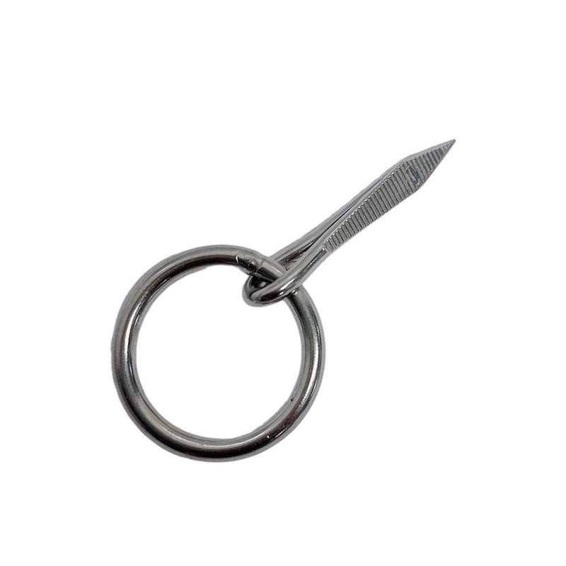 Marine Stainless Steel 3/16" Ring Nail Link Connect Yacht Sailing Welded Ring