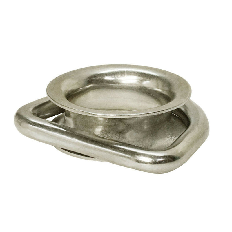 Marine Boat Stainless Steel T316 1/4" D Ring Thimble Wire Rope Sailing Yacht