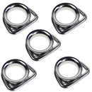 5 Pc Marine Boat Stainless Steel 1/4" D Ring Thimble Wire Rope Sailing Yacht