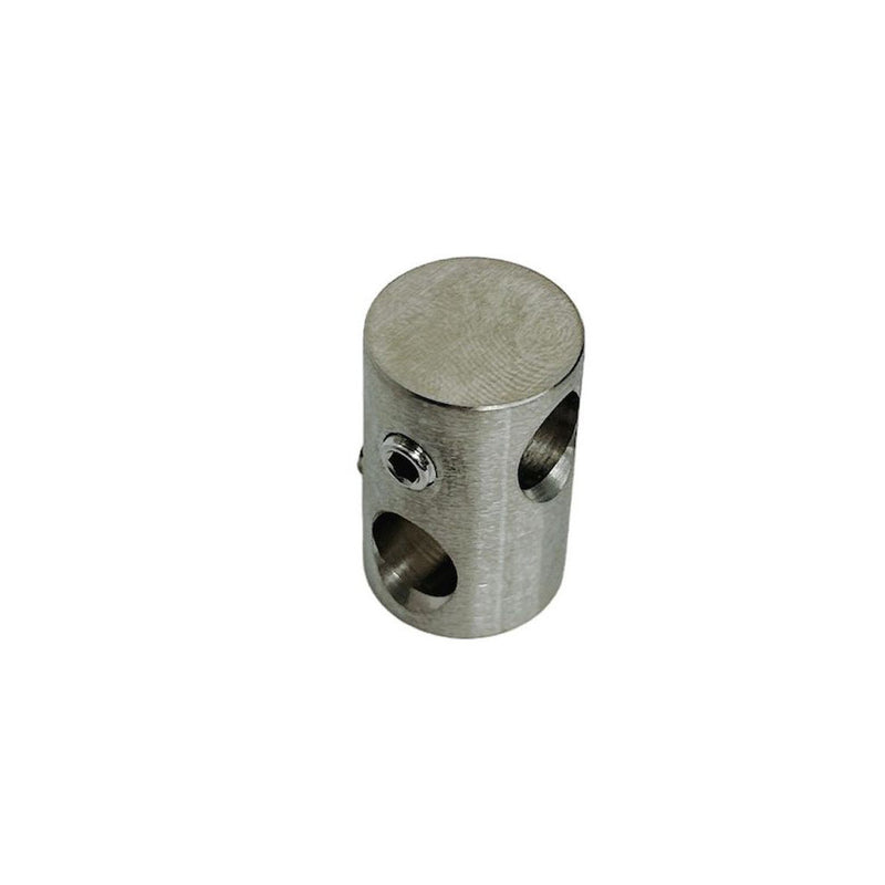 Marine Boat Stainless Steel T316 Long 3/8" Cross Cable Clip 3/4 OD Wire Cable