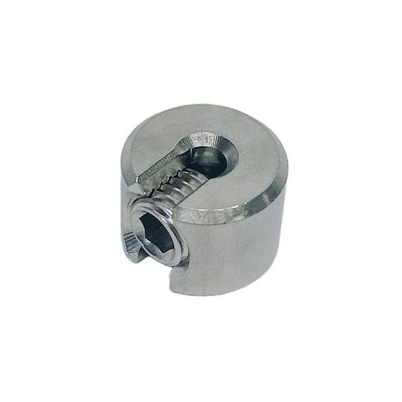 Marine Stainless Steel T316 Single Piece Cable Clamp Railing Rope Wire