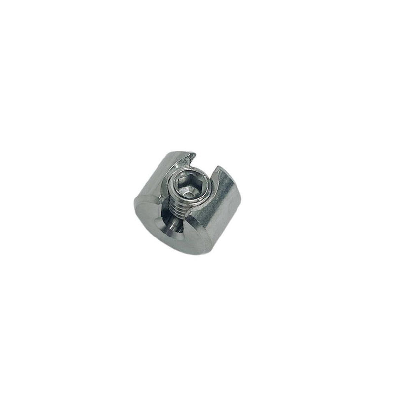 Marine Stainless Steel T316 Single Piece Cable Clamp Railing Rope Wire