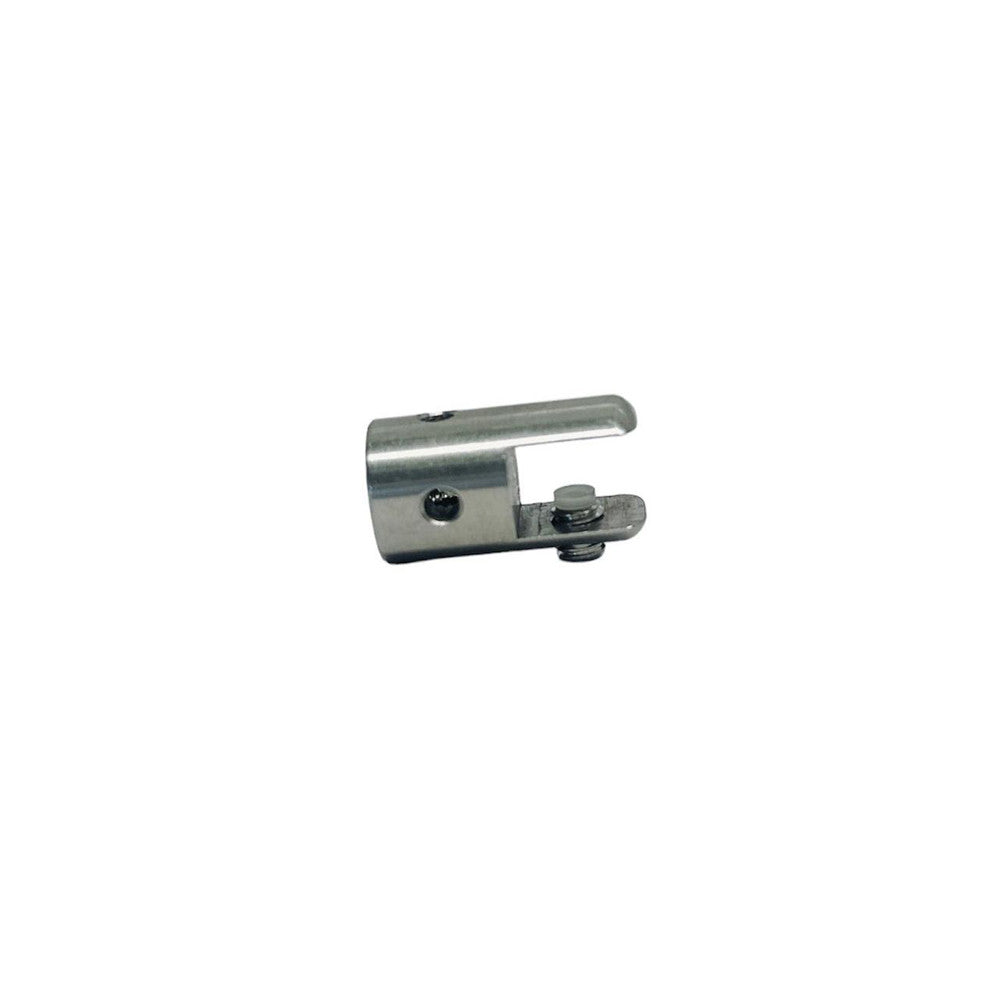 Marine Boat Stainless Steel T316 1/8" Single End Shelf Clamp Cable Rope Wire