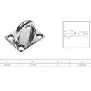 Marine Boat Stainless Steel T316 5/16" Square Eye Pad Rigging Lift Rope Wire