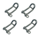 4 Pc Marine Boat Stainless Steel 5/16" Headboard Shackle Captive Pin 1350 Lb WLL