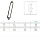Marine Boat Stainless Steel T316 Turnbuckle Body