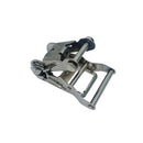 Marine Boat HDStainless Steel T304 2" Ratchet Buckle Tie Down Rope 1,600 Lb WLL