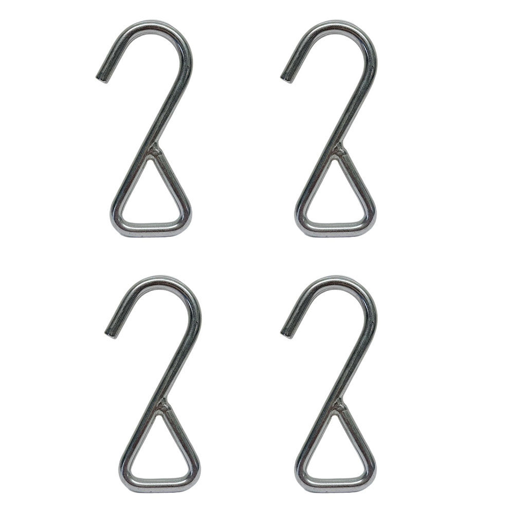 4 Pc Marine Boat Stainless Steel 1" S Web Hook 200 Lbs WLL Webbing Hook Rigging
