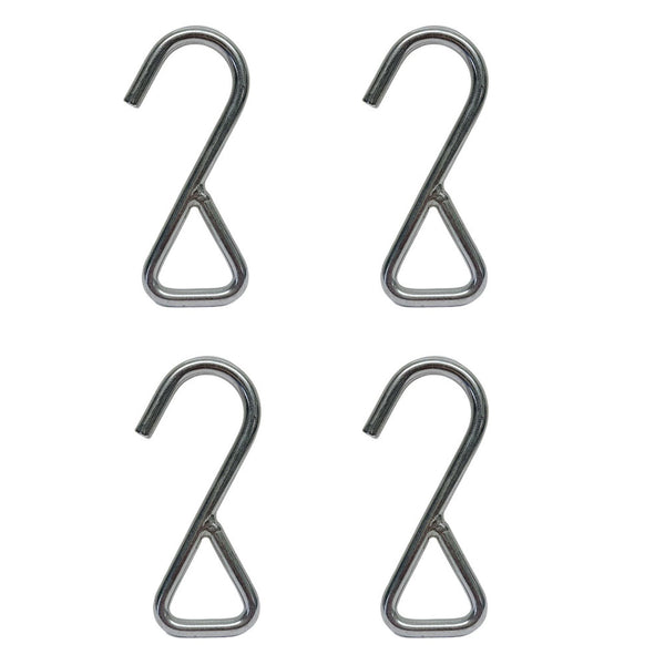 4 Pc Marine Boat Stainless Steel 1" S Web Hook 200 Lbs WLL Webbing Hook Rigging