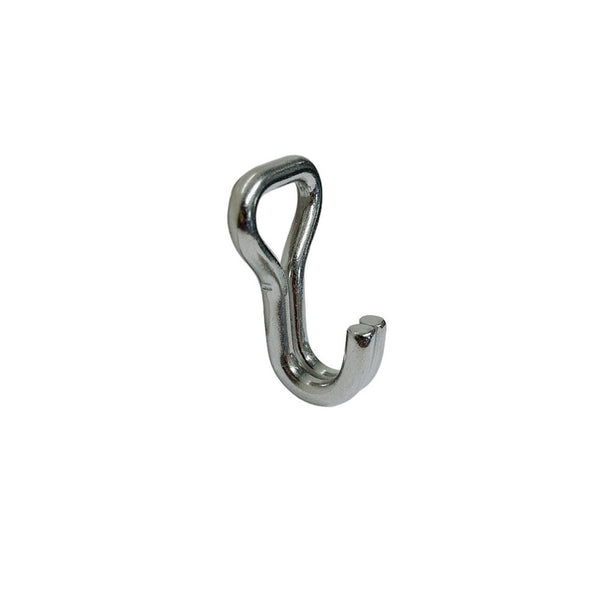 Marine Boat Stainless Steel T304 1" J Web Hook 400 Lbs WLL Webbing Hook Rigging