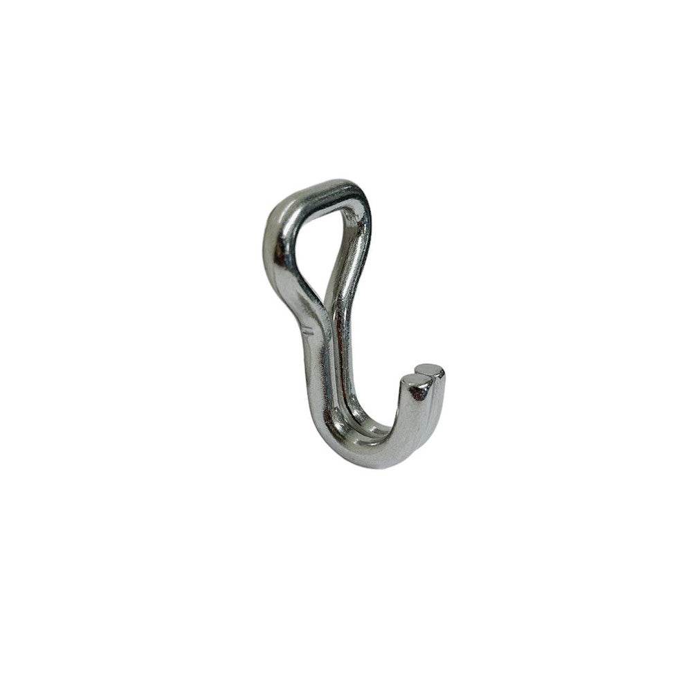 4 Pc Marine Stainless Steel T304 1" J Web Hook 400 Lbs WLL Webbing Hook Rigging