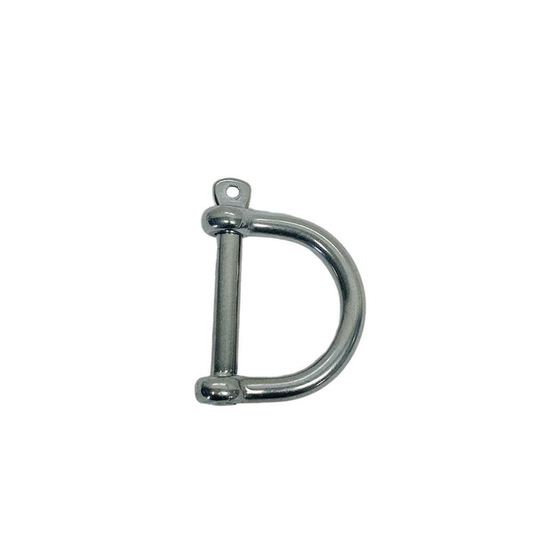 Marine Boat Stainless Steel T316 3/16" Wide D Shackle Screw Pin 650 Lbs WLL Pin