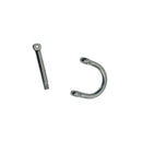 4 Pc Marine Stainless Steel T316 3/16" Wide D Shackle Screw Pin 650 Lbs WLL Pin