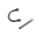 Marine Boat Stainless Steel T316 Wide D Shackle with Screw Pin