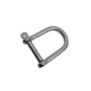 Marine Boat Stainless Steel T316 Wide D Shackle with Screw Pin