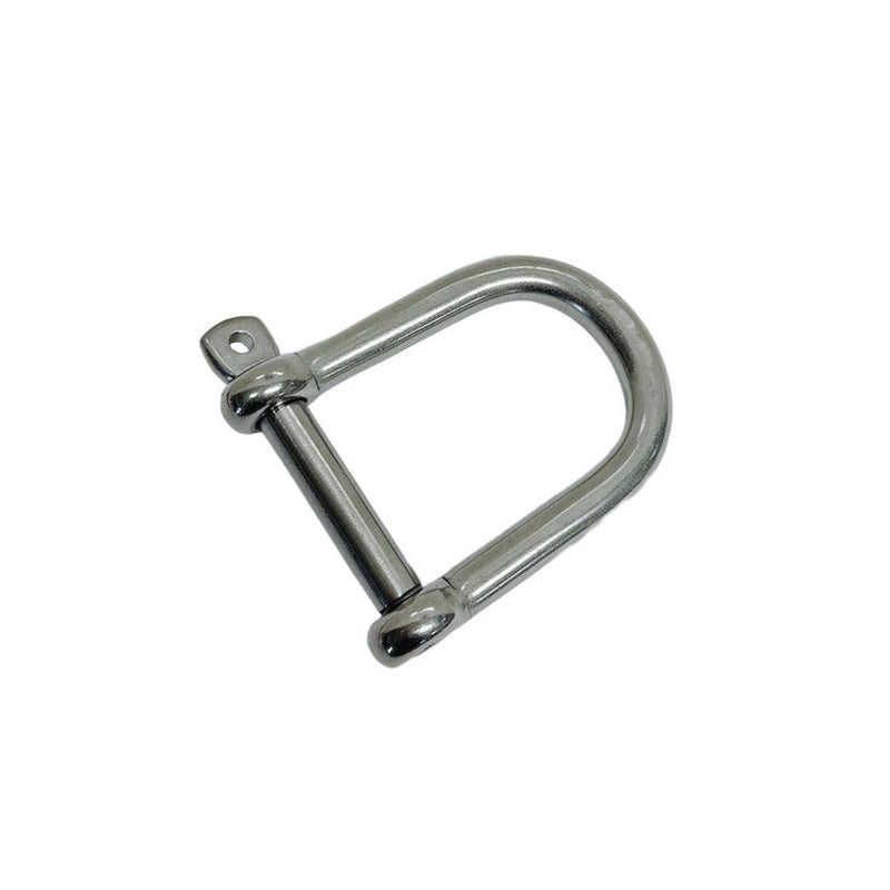 Marine Boat Stainless Steel T316 Wide D Shackle with Screw Pin