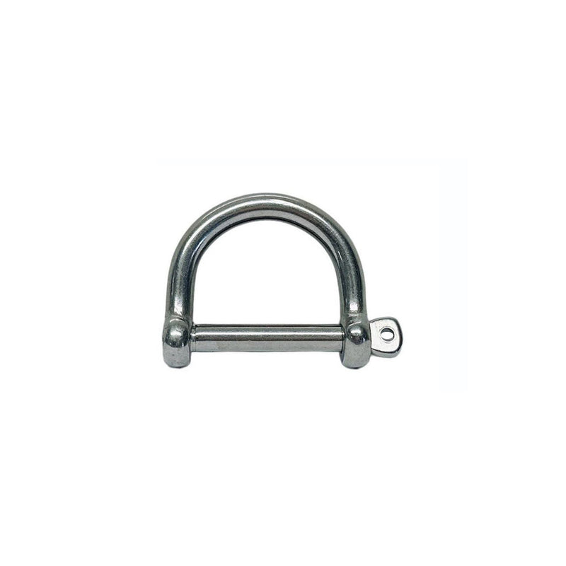 Marine Boat Stainless Steel T316 Wide D Shackle with Screw Pin