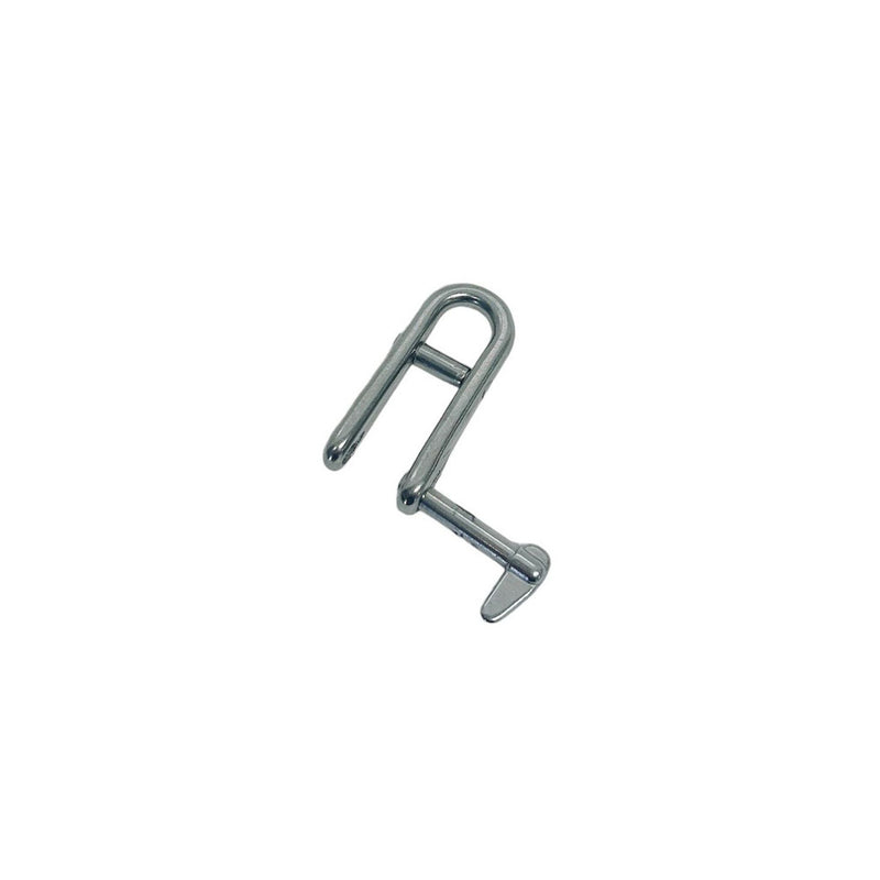 Marine Stainless Steel 3/16" Halyard Shackle Captive Pin Cross Bar 550 Lb WLL