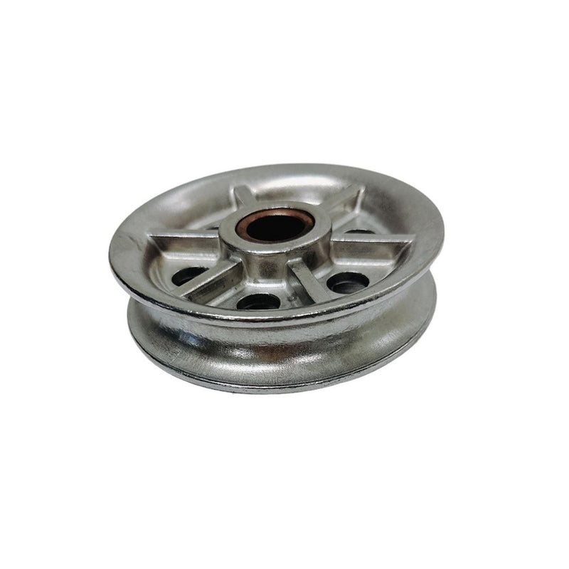 Marine Boat T304 Stainless Steel 4" Sheave Wire Rope Pulley Brass Bushing