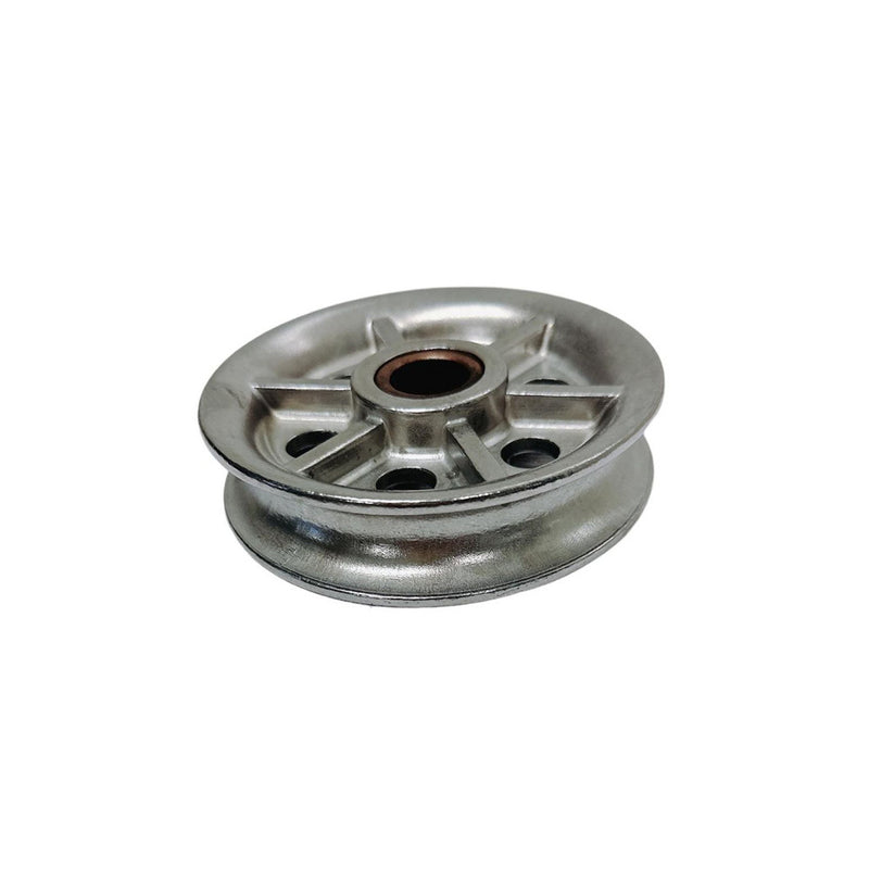 Marine Boat T304 Stainless Steel 4" Sheave Wire Rope Pulley Brass Bushing