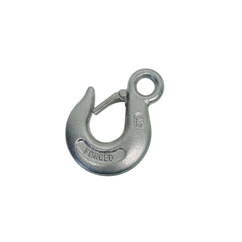 4 Pc Marine Boat Drop Forged Stainless Steel 1/4" Eye Slip Hook WLL 1,000 Lb