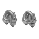 Drop forged steel rope clip cable clamp, corrosion resistant hardware for boats and outdoor projects