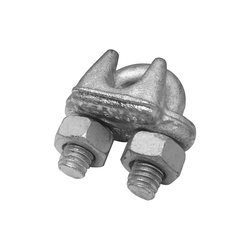 Marine Galvanized Drop Forged Wire Rope Clip Cable Clamp 1/8", 3/16", 1/4", 5/16", 3/8", 1/2"