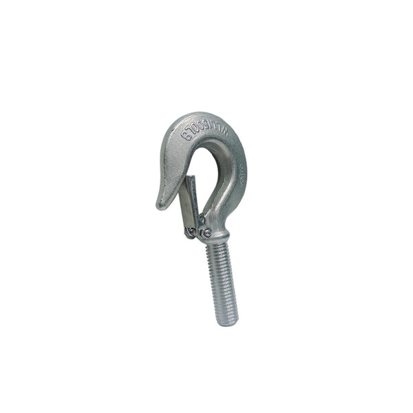 Marine Stainless Steel 5/8" Threaded Shank Hook Drop Forged Hook 1,500 Lb WLL