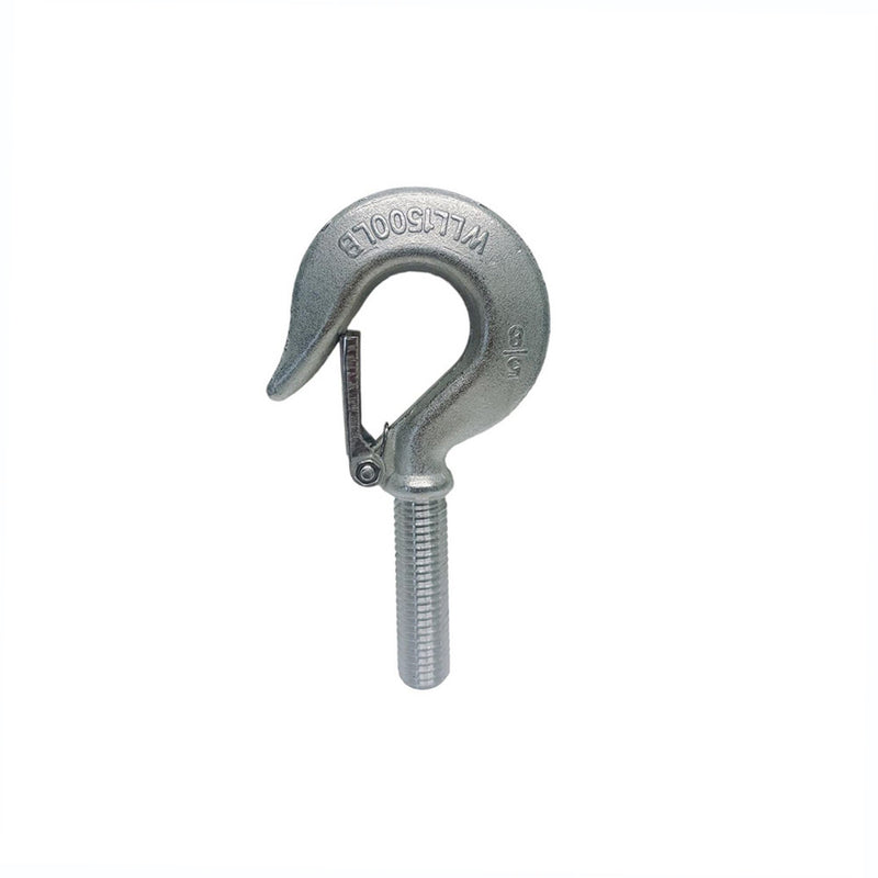 4Pc Marine Stainless Steel 5/8" Threaded Shank Hook Drop Forged Hook 1500 Lb WLL