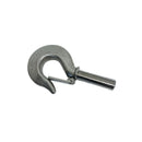 Marine Stainless Steel 7/8" Threaded Shank Hook Drop Forged Hook 2,500 Lb WLL