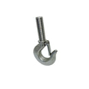 Marine Stainless Steel 7/8" Threaded Shank Hook Drop Forged Hook 2,500 Lb WLL