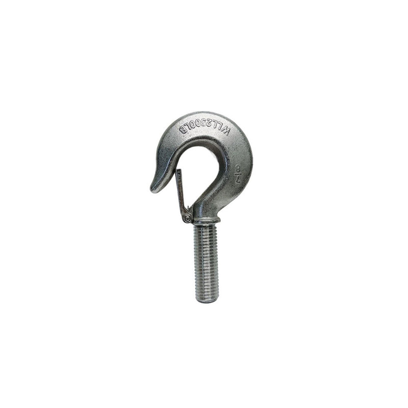 4 Pc Marine Stainless Steel 7/8" Threaded Shank Hook Drop Forged Hook 2500Lb WLL